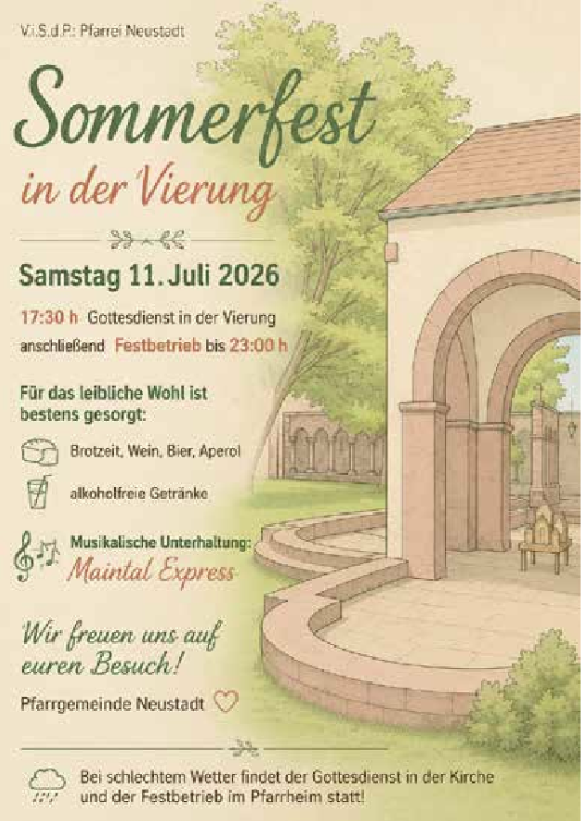 Sommerfest in der Vierung
